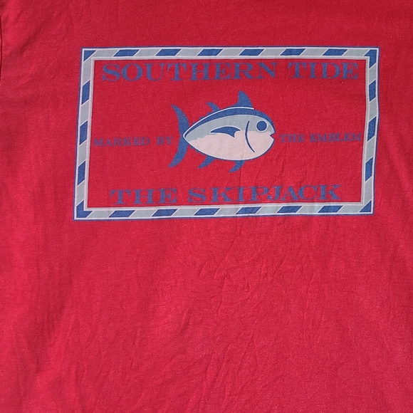 Southern Tide Other - Sourthen Tide Red Skipjack Shirt